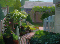 Tami's Garden    30x40    Oil on Canvas   2013